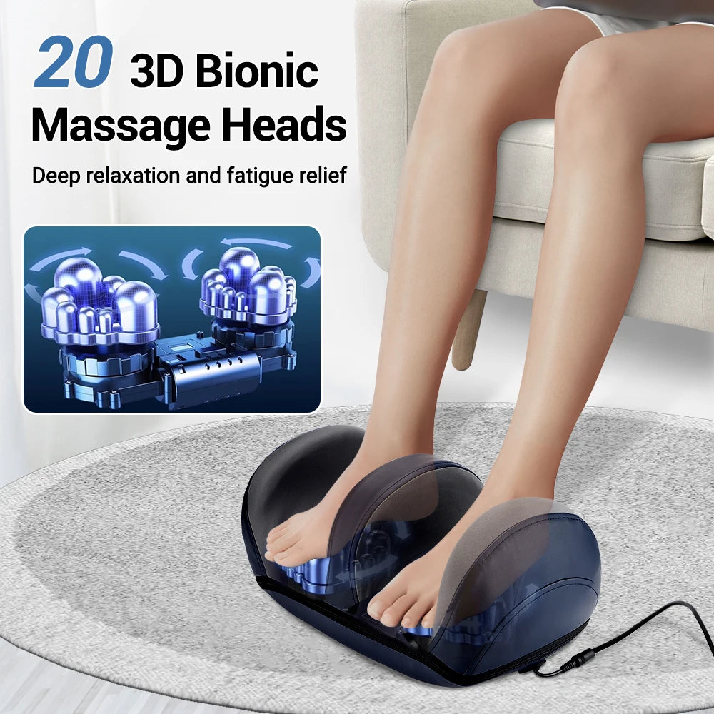 Shiatsu Heated Foot Massager for Deep Relaxation