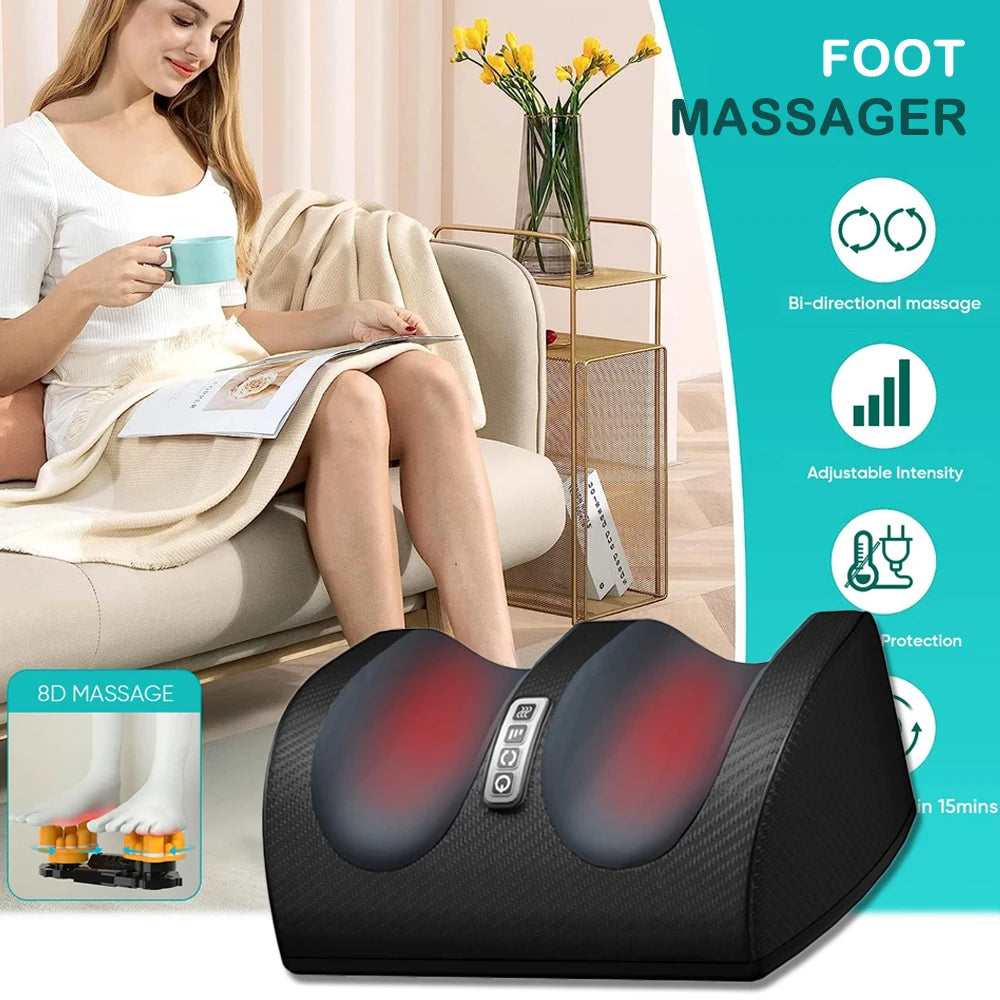 Shiatsu Foot Massager with Heat for Pain Relief