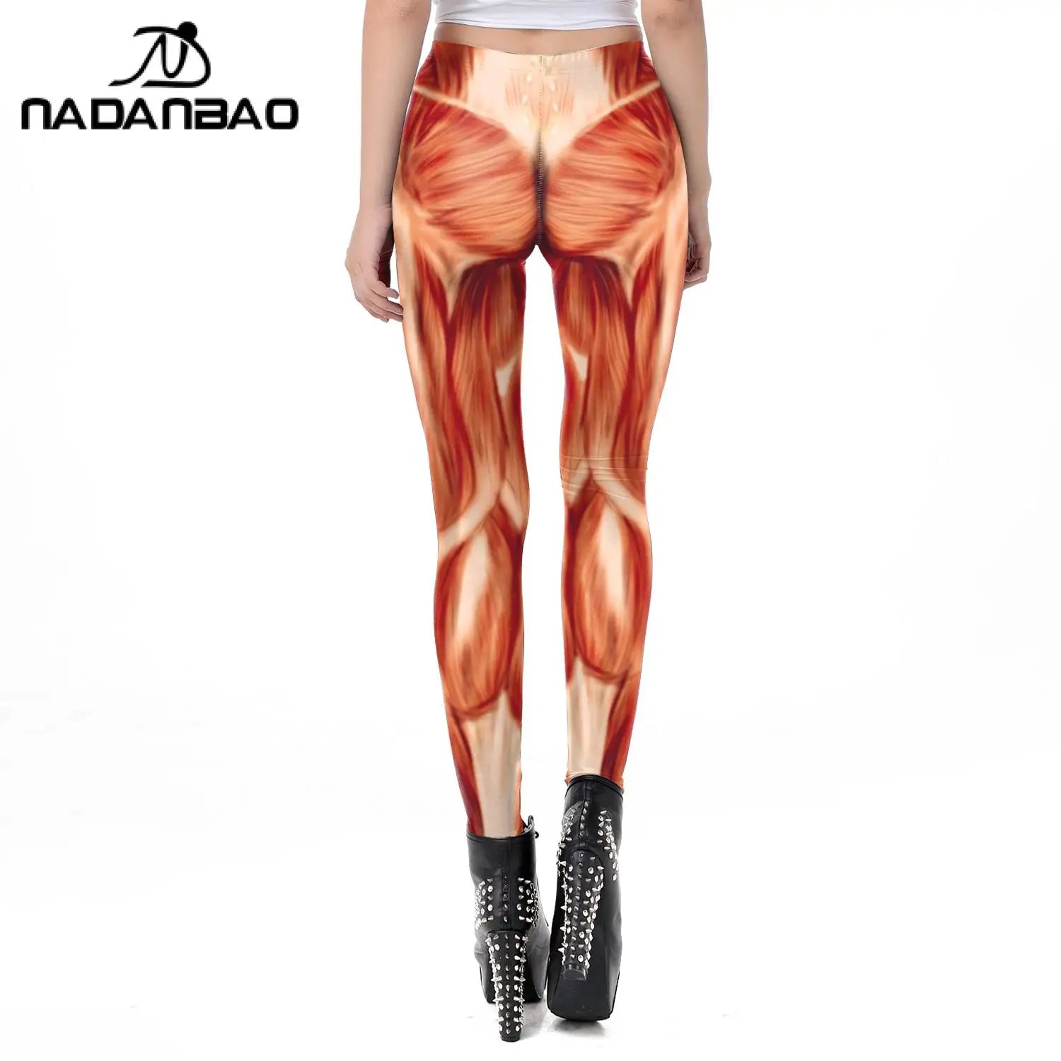 Funny Muscle Leggings for Fitness and Parties