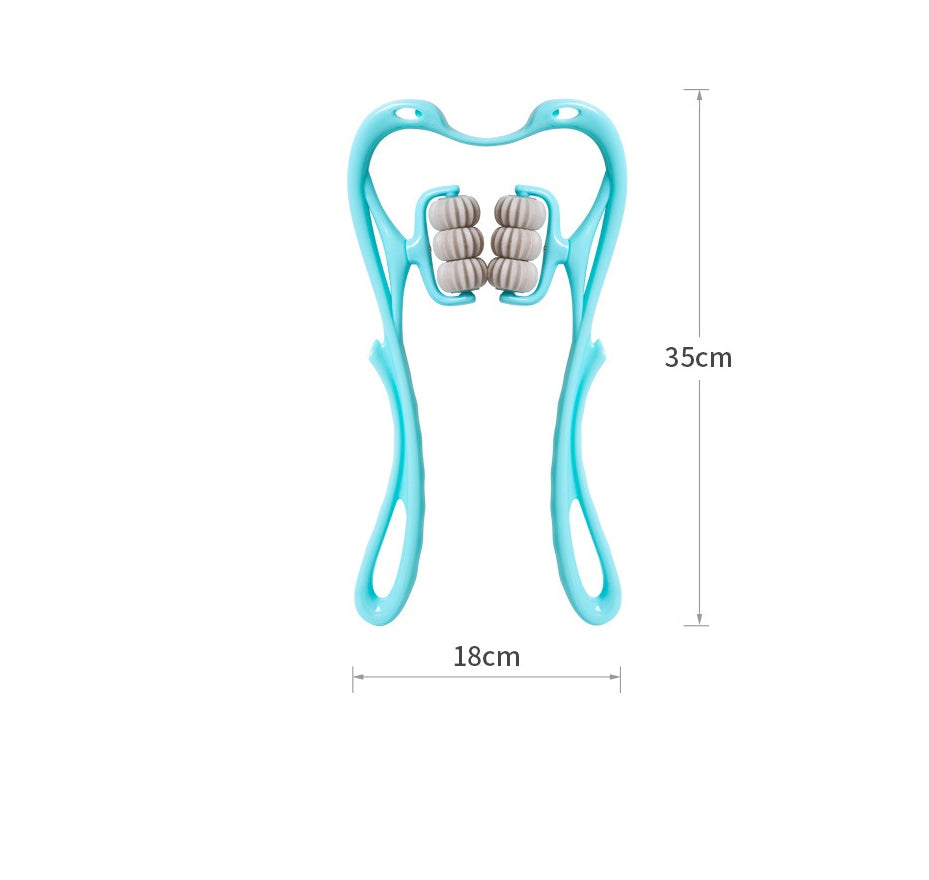 6 Wheel Pressure Point Neck Massager
